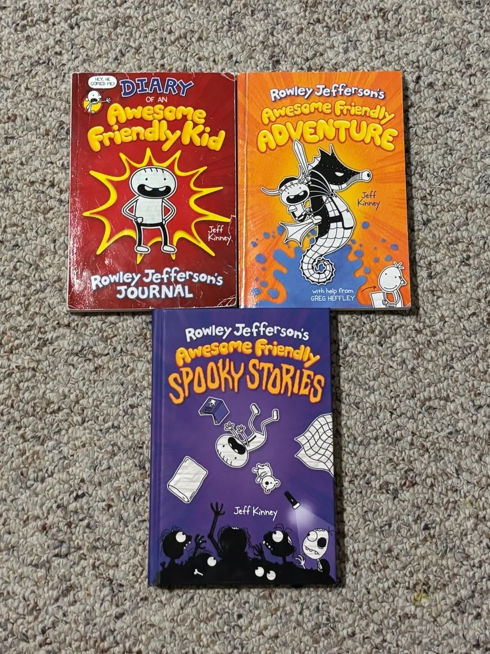 Diary of a Wimpy Kid books 1-18 bundle and 3 Rowley Jefferson’s Books